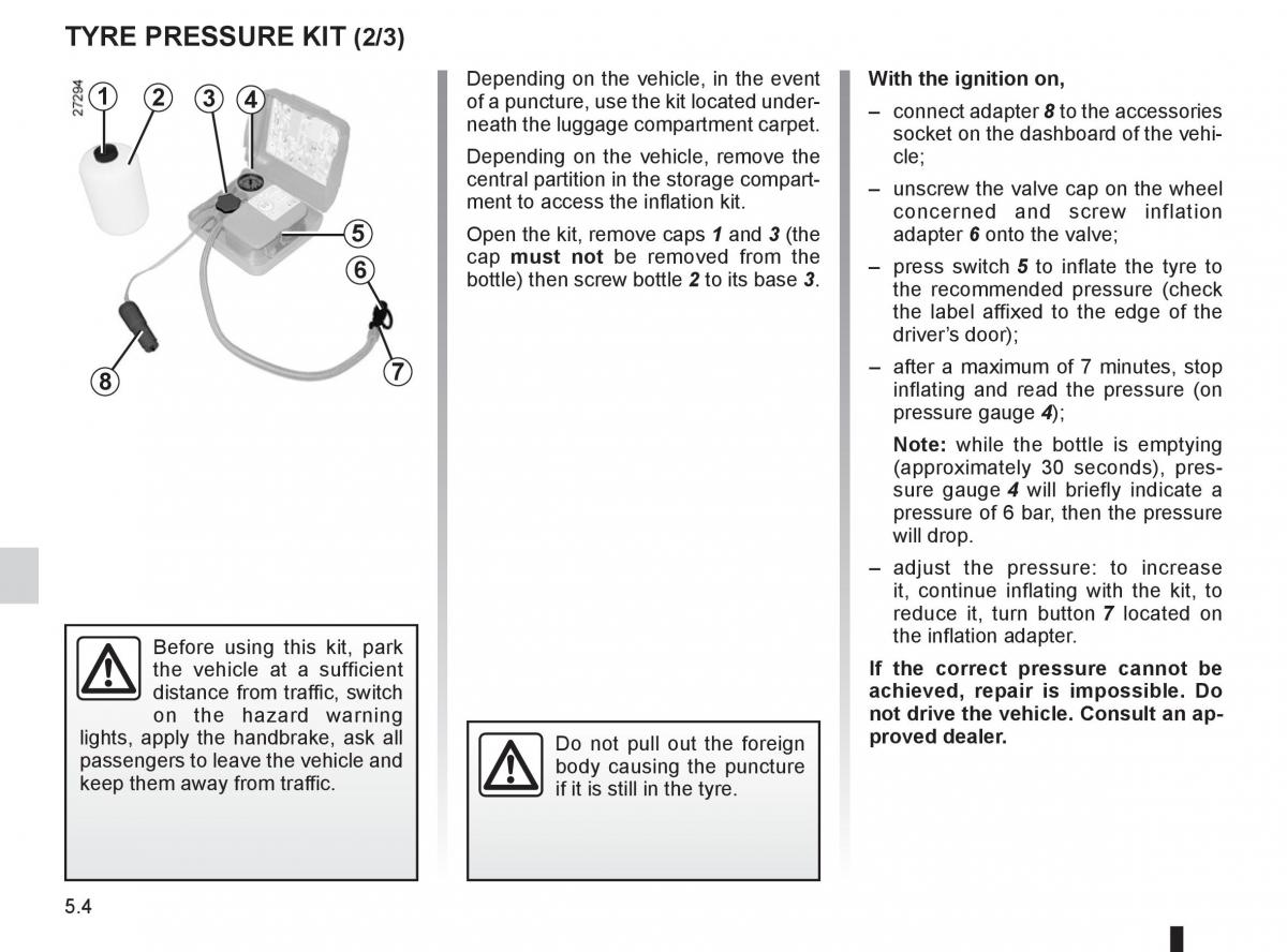 Renault Megane III 3 RS owners manual / page 176