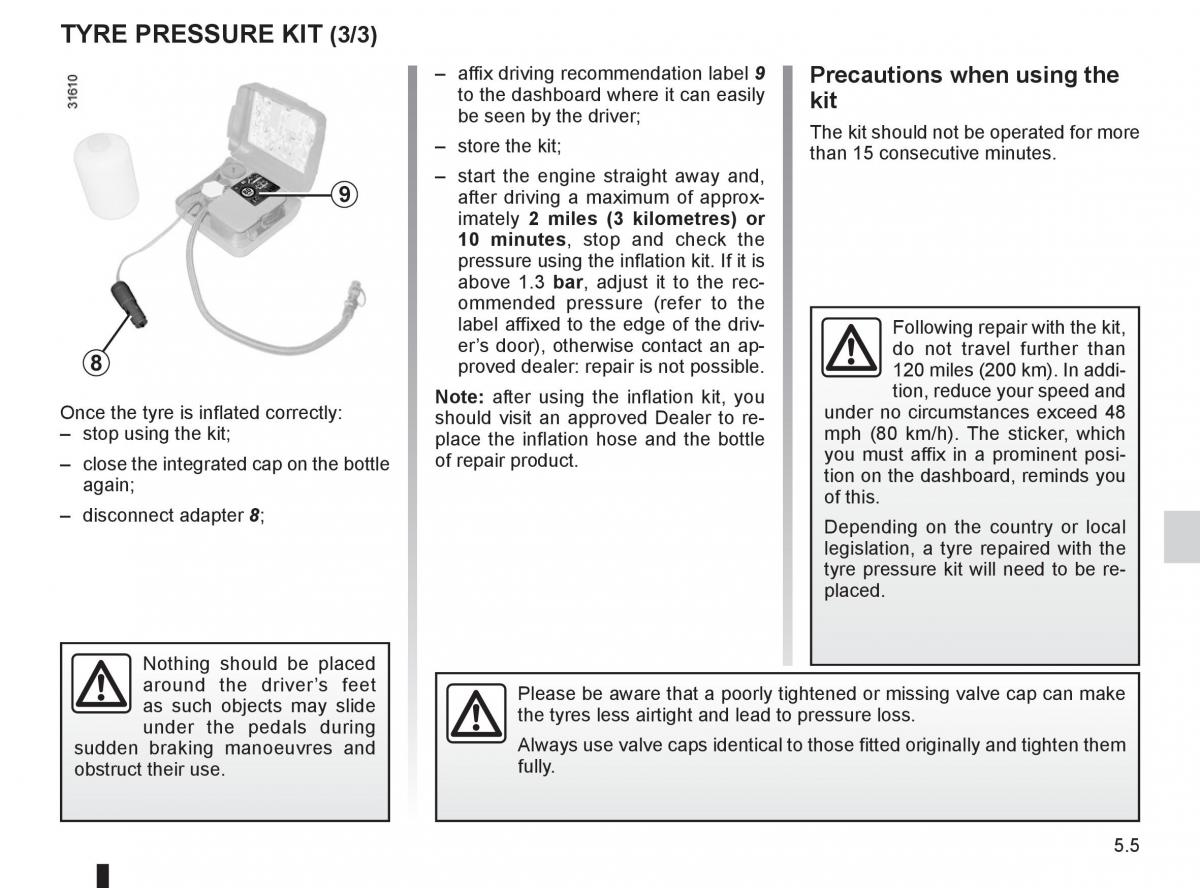 Renault Megane III 3 RS owners manual / page 177