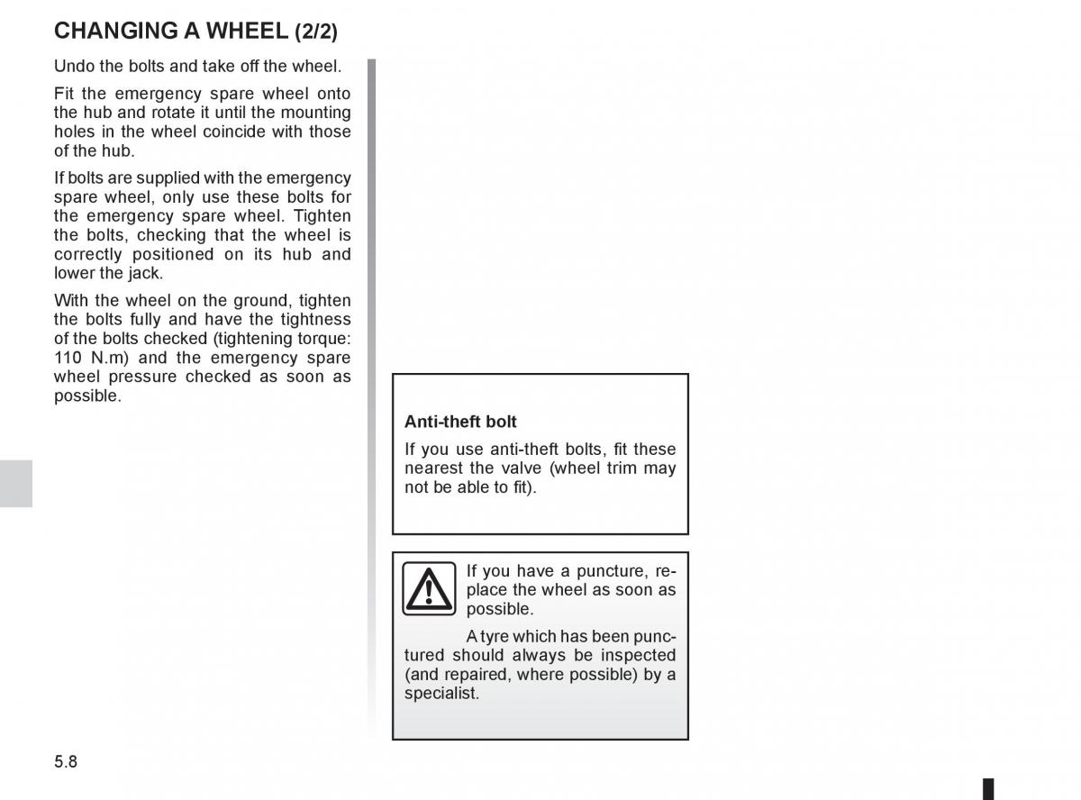 Renault Megane III 3 RS owners manual / page 180