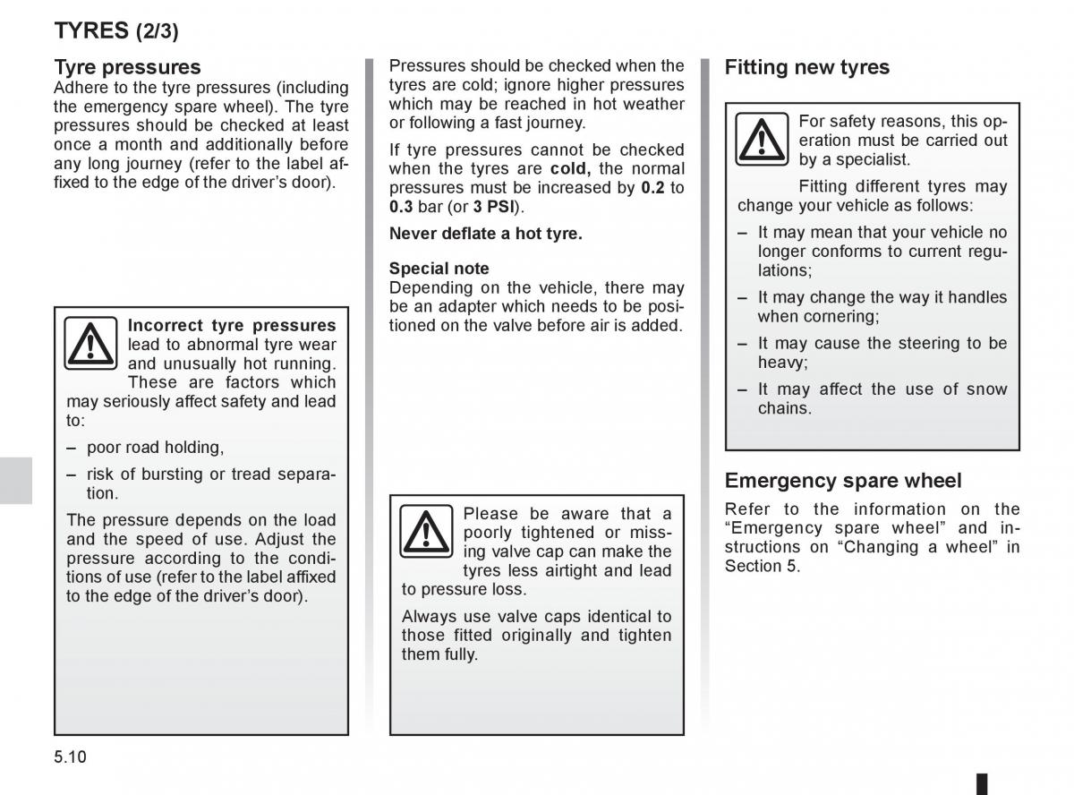 Renault Megane III 3 RS owners manual / page 182