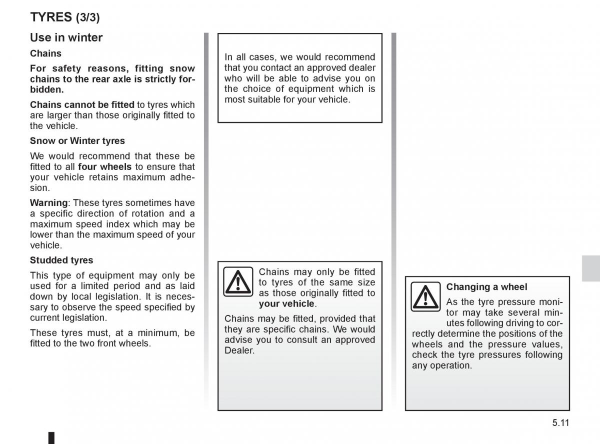 Renault Megane III 3 RS owners manual / page 183