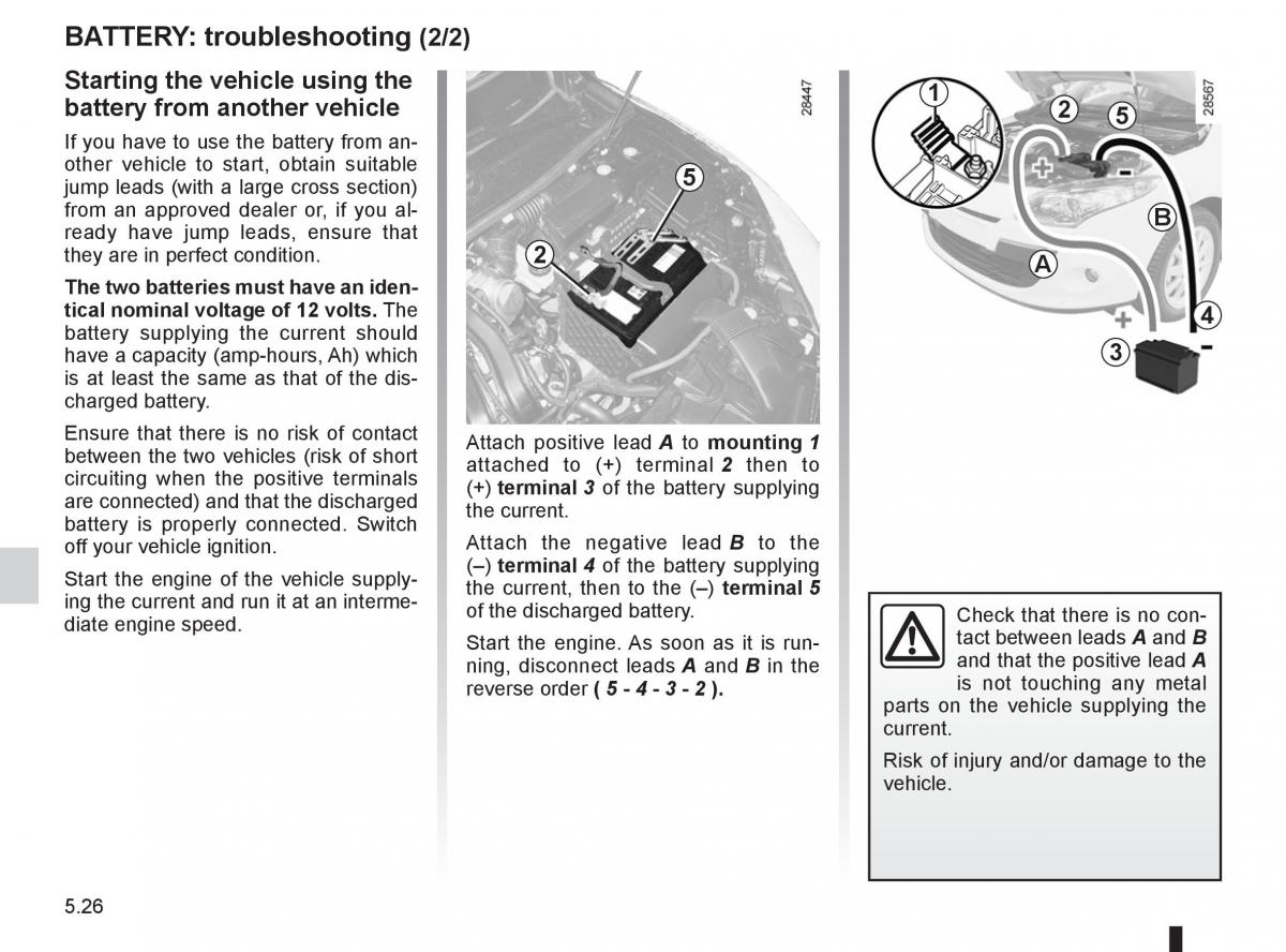 Renault Megane III 3 RS owners manual / page 198