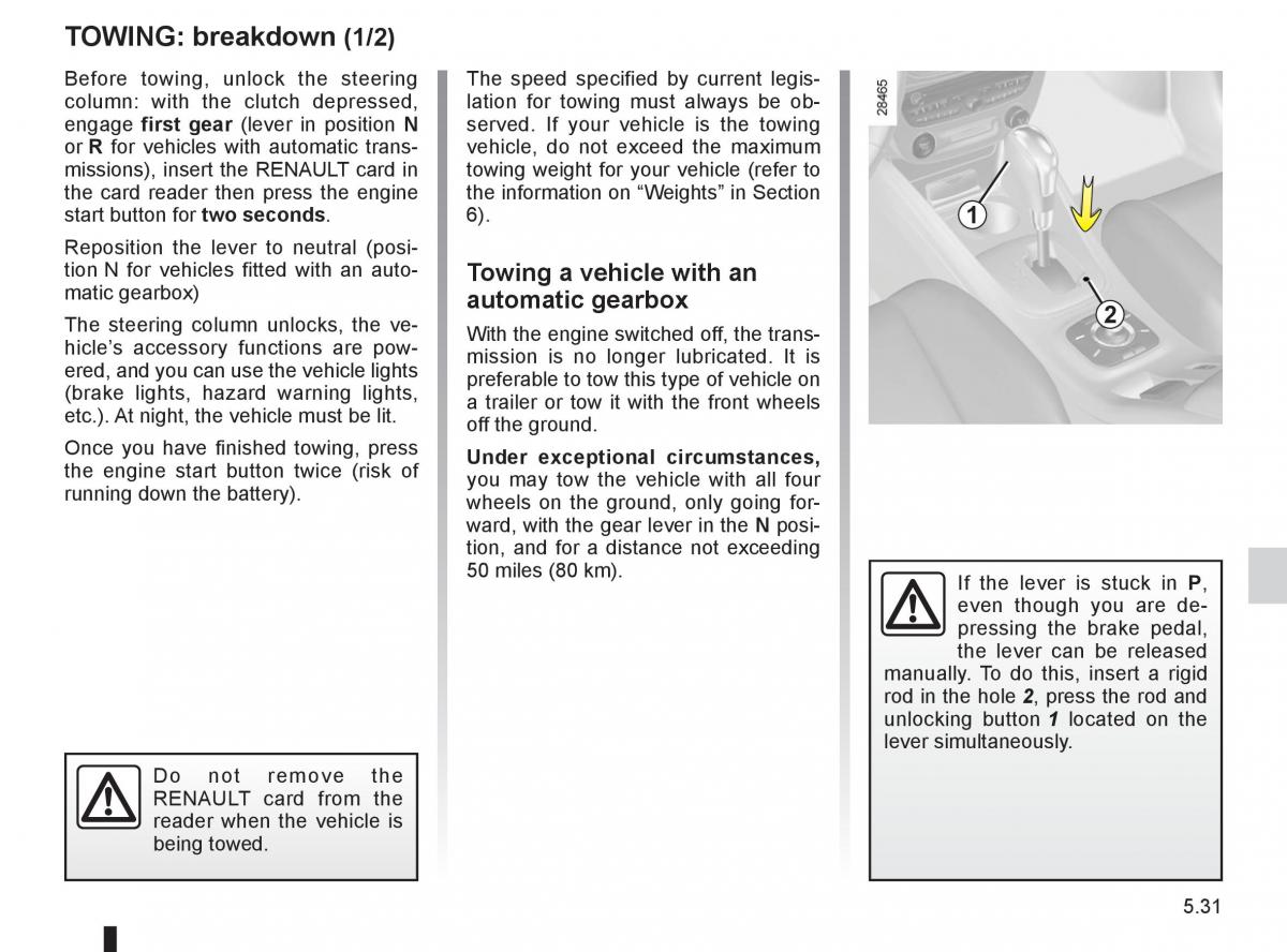 Renault Megane III 3 RS owners manual / page 203