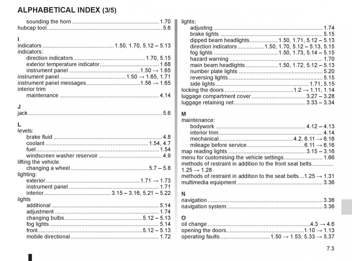 Renault Megane III 3 RS owners manual / page 235