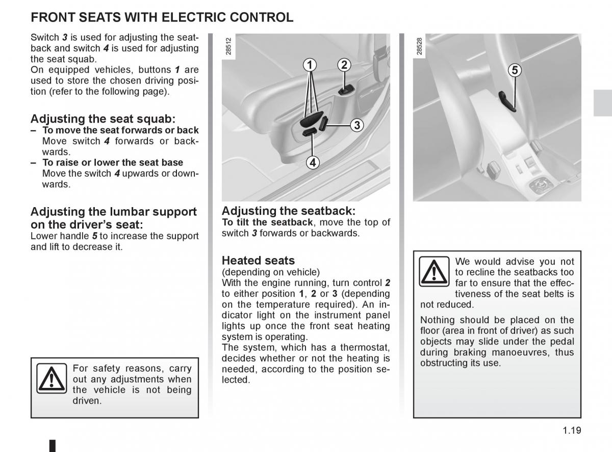 Renault Megane III 3 RS owners manual / page 25