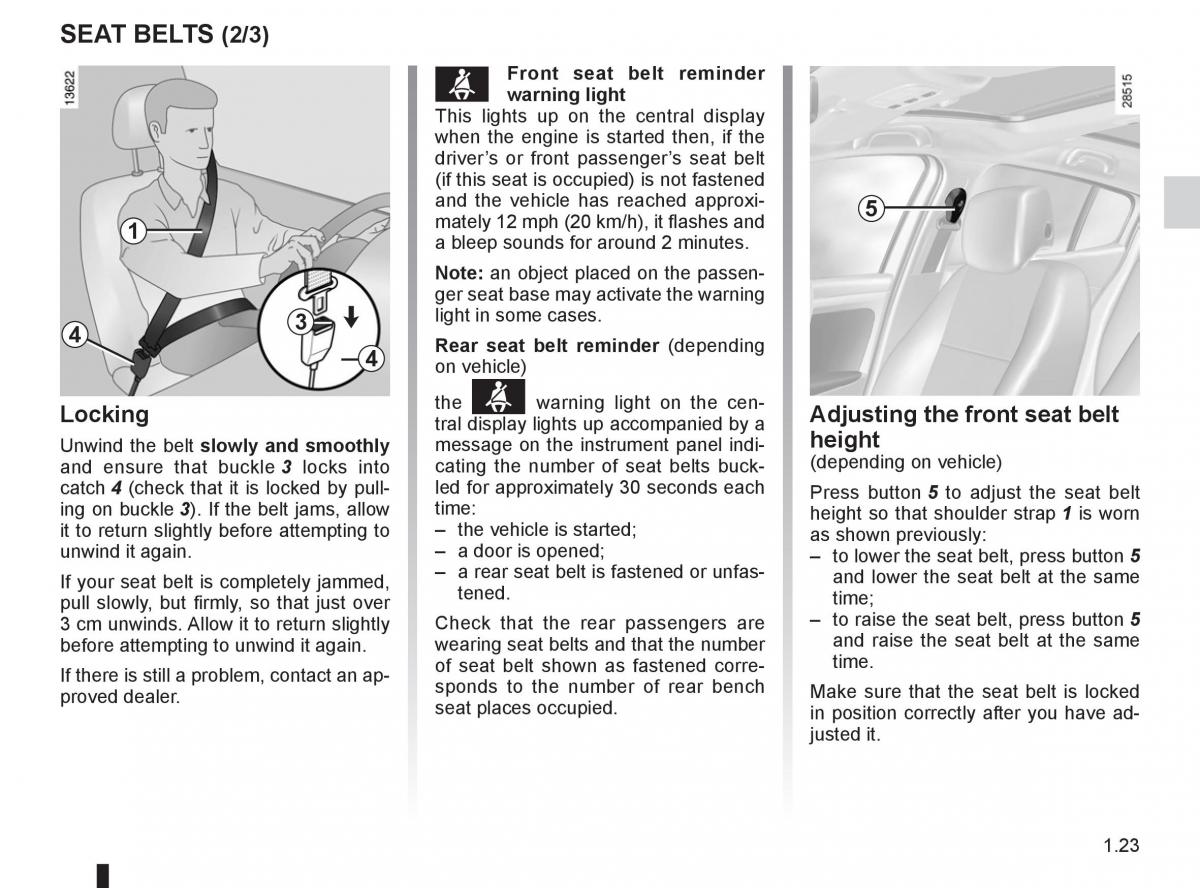 Renault Megane III 3 RS owners manual / page 29