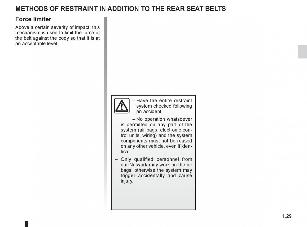 Renault Megane III 3 RS owners manual / page 35