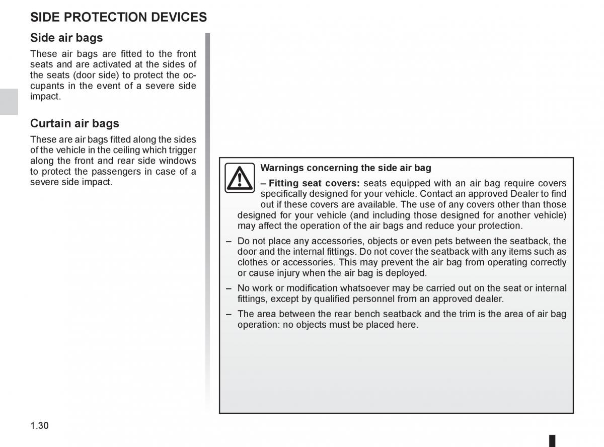 Renault Megane III 3 RS owners manual / page 36