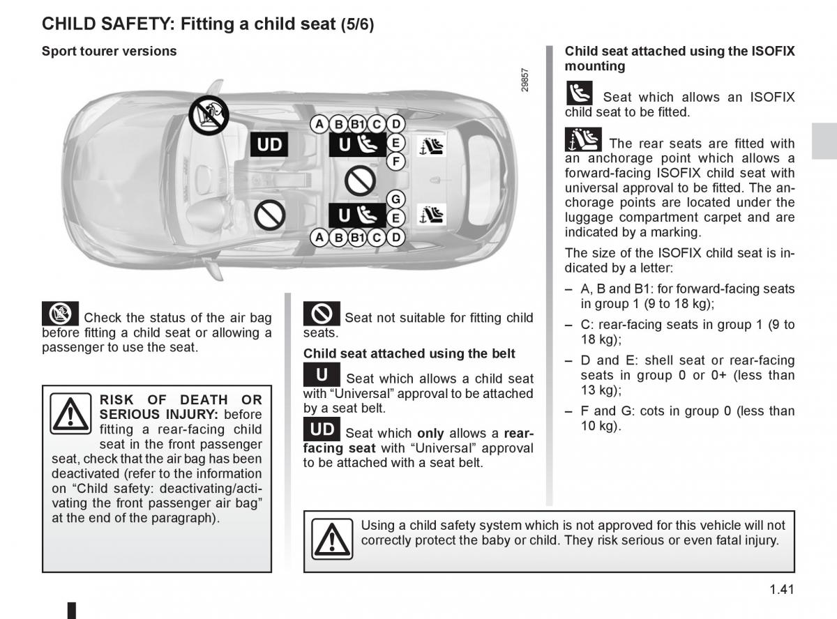 Renault Megane III 3 RS owners manual / page 47