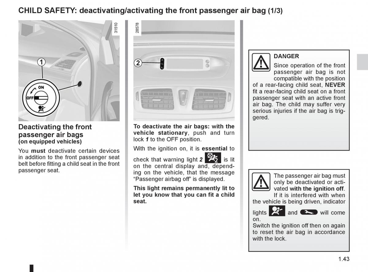 Renault Megane III 3 RS owners manual / page 49