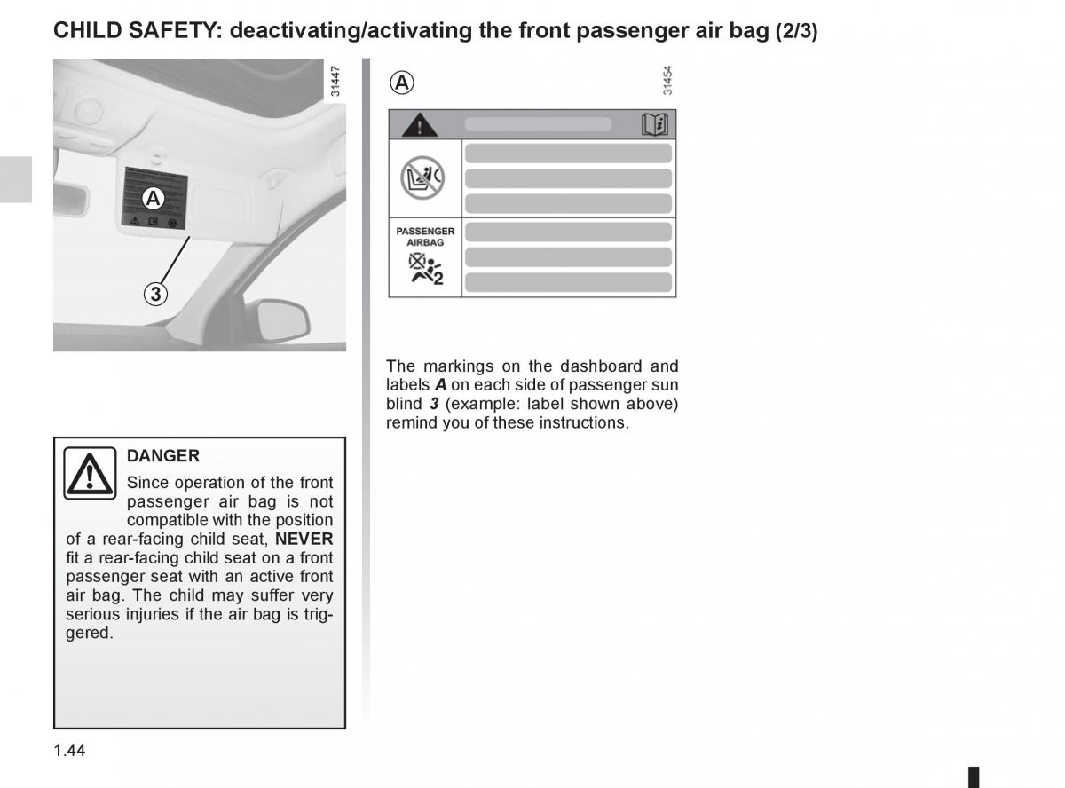 Renault Megane III 3 RS owners manual / page 50