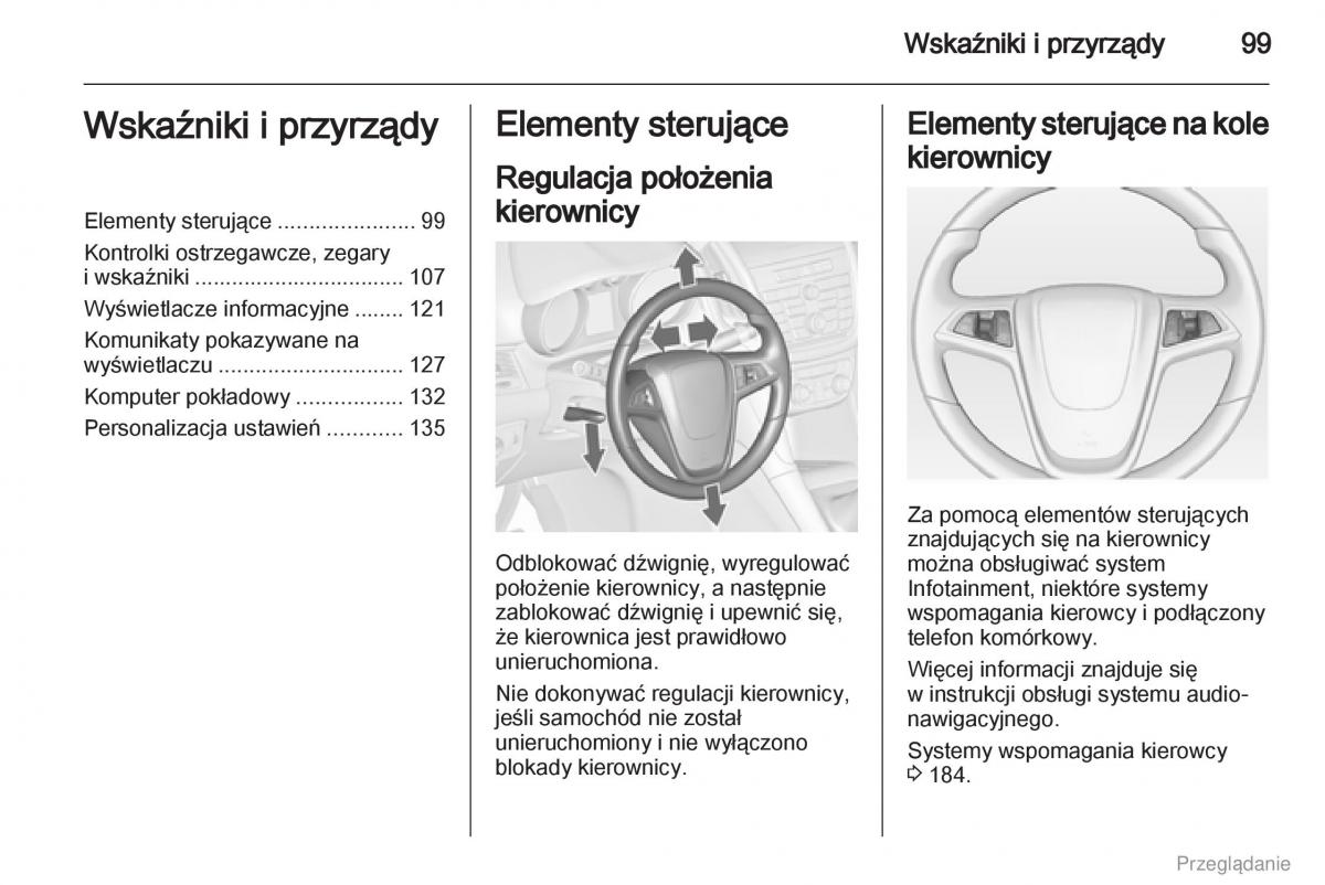 Opel Zafira C Tourer instrukcja obslugi / page 100