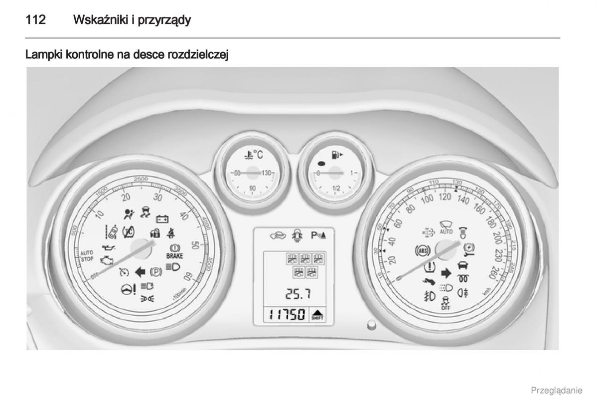 Opel Zafira C Tourer instrukcja obslugi / page 113