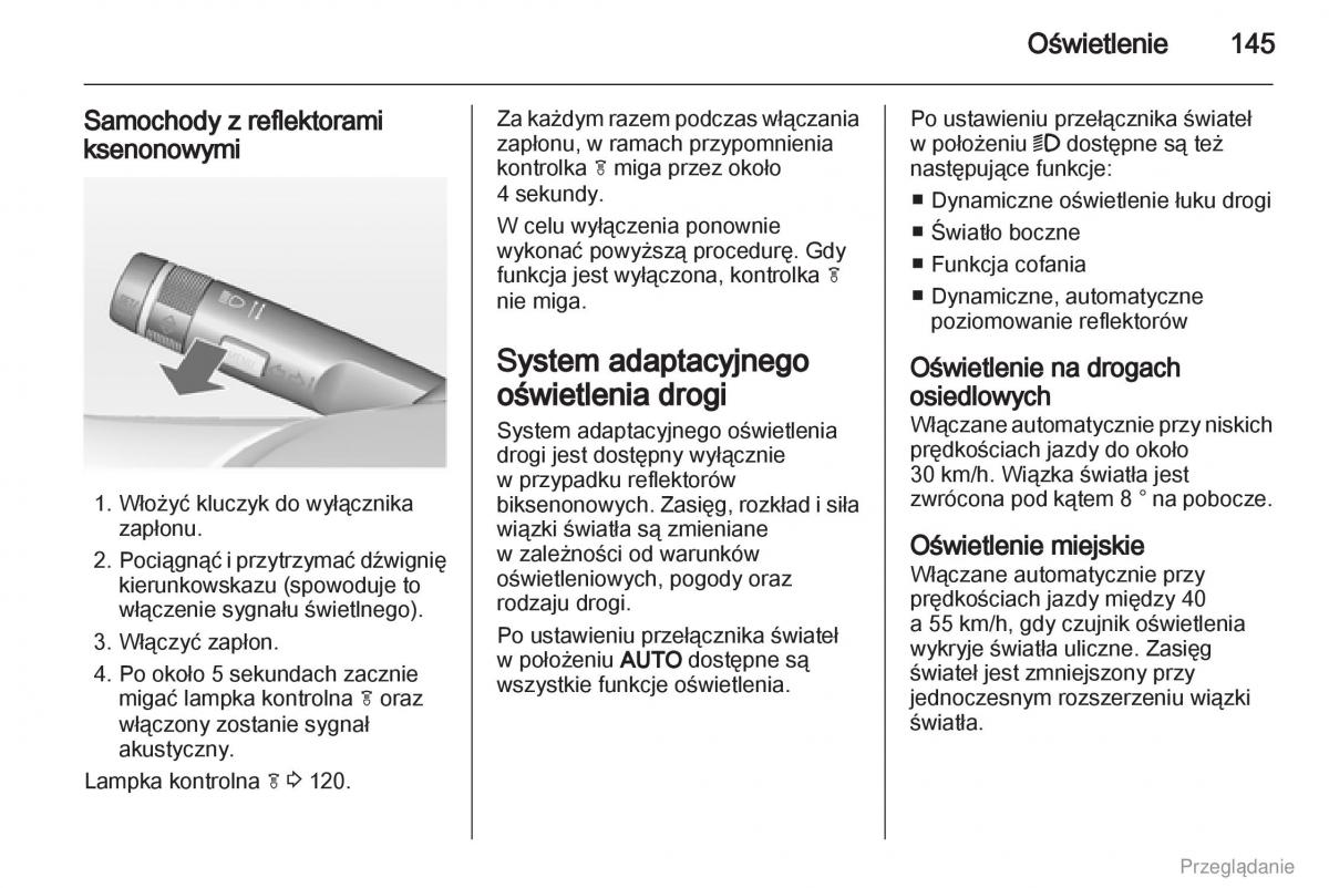 Opel Zafira C Tourer instrukcja obslugi / page 146