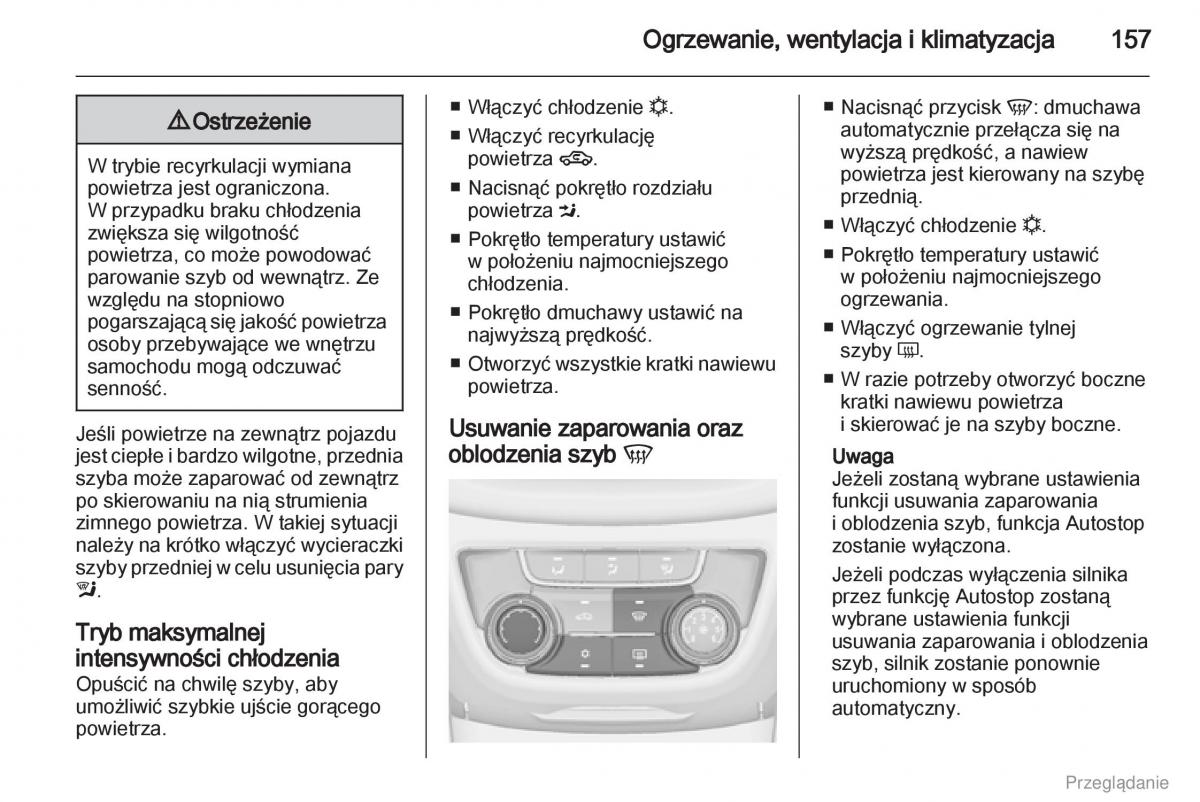 Opel Zafira C Tourer instrukcja obslugi / page 158