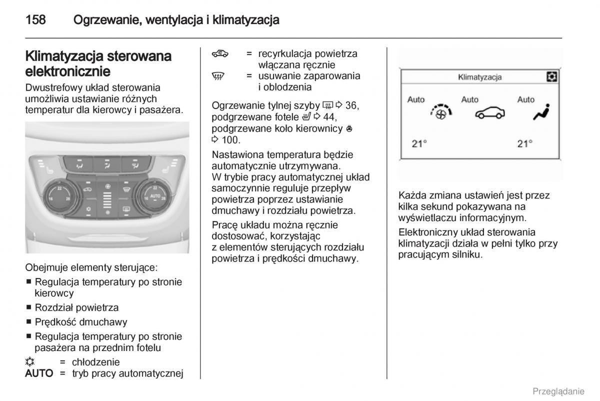 Opel Zafira C Tourer instrukcja obslugi / page 159