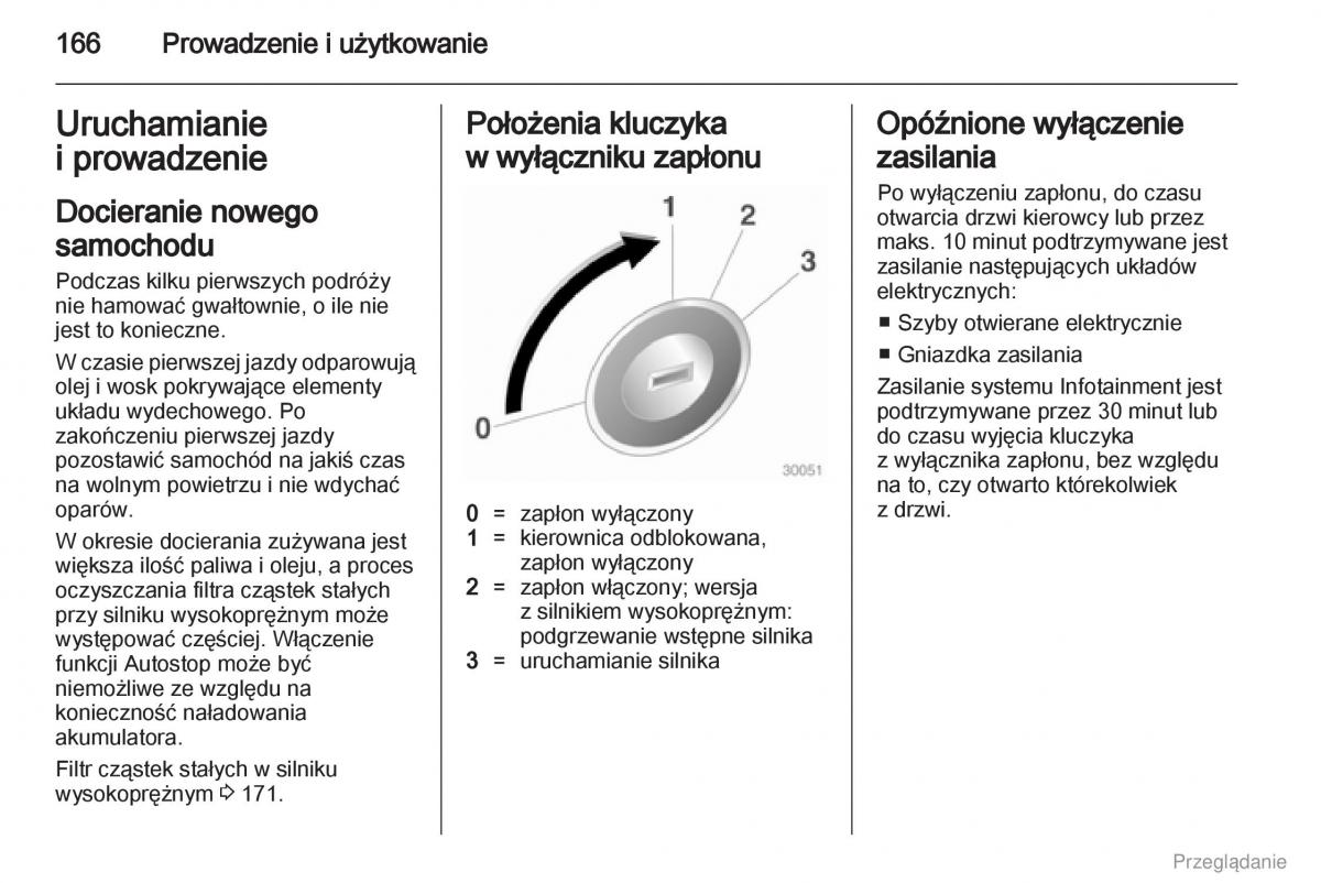 Opel Zafira C Tourer instrukcja obslugi / page 167