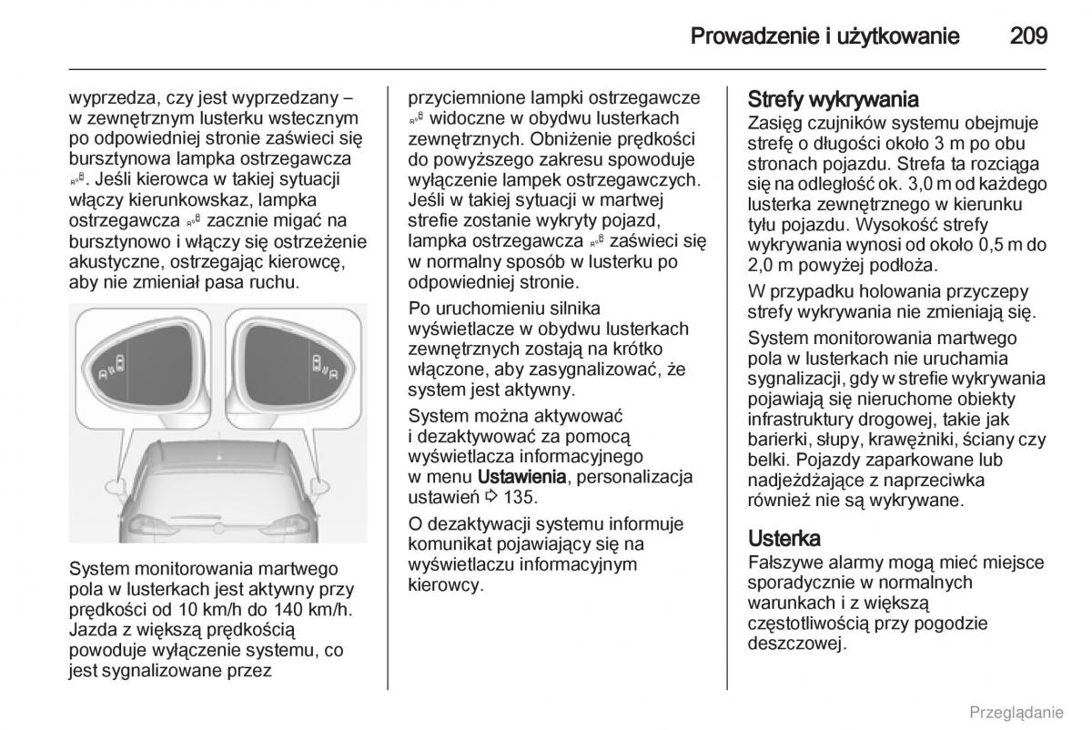 Opel Zafira C Tourer instrukcja obslugi / page 210