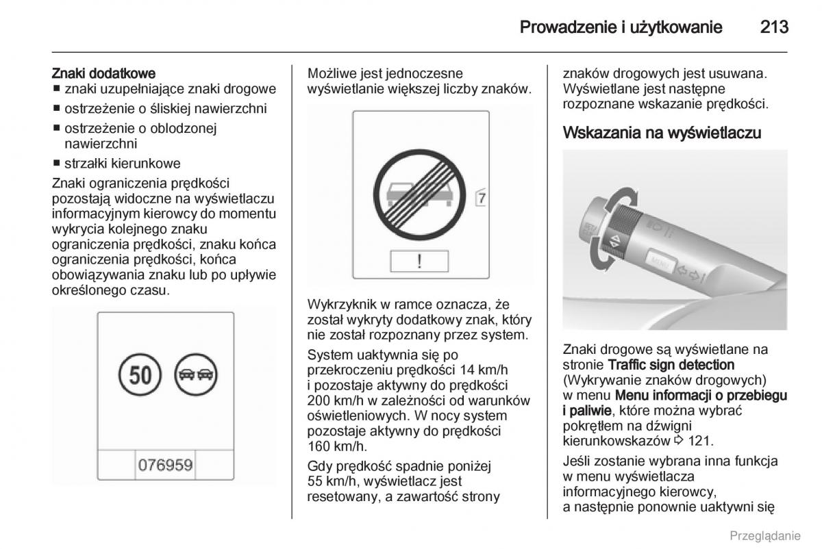 Opel Zafira C Tourer instrukcja obslugi / page 214