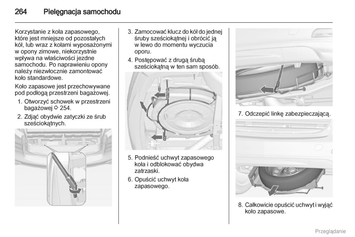 Opel Zafira C Tourer instrukcja obslugi / page 265