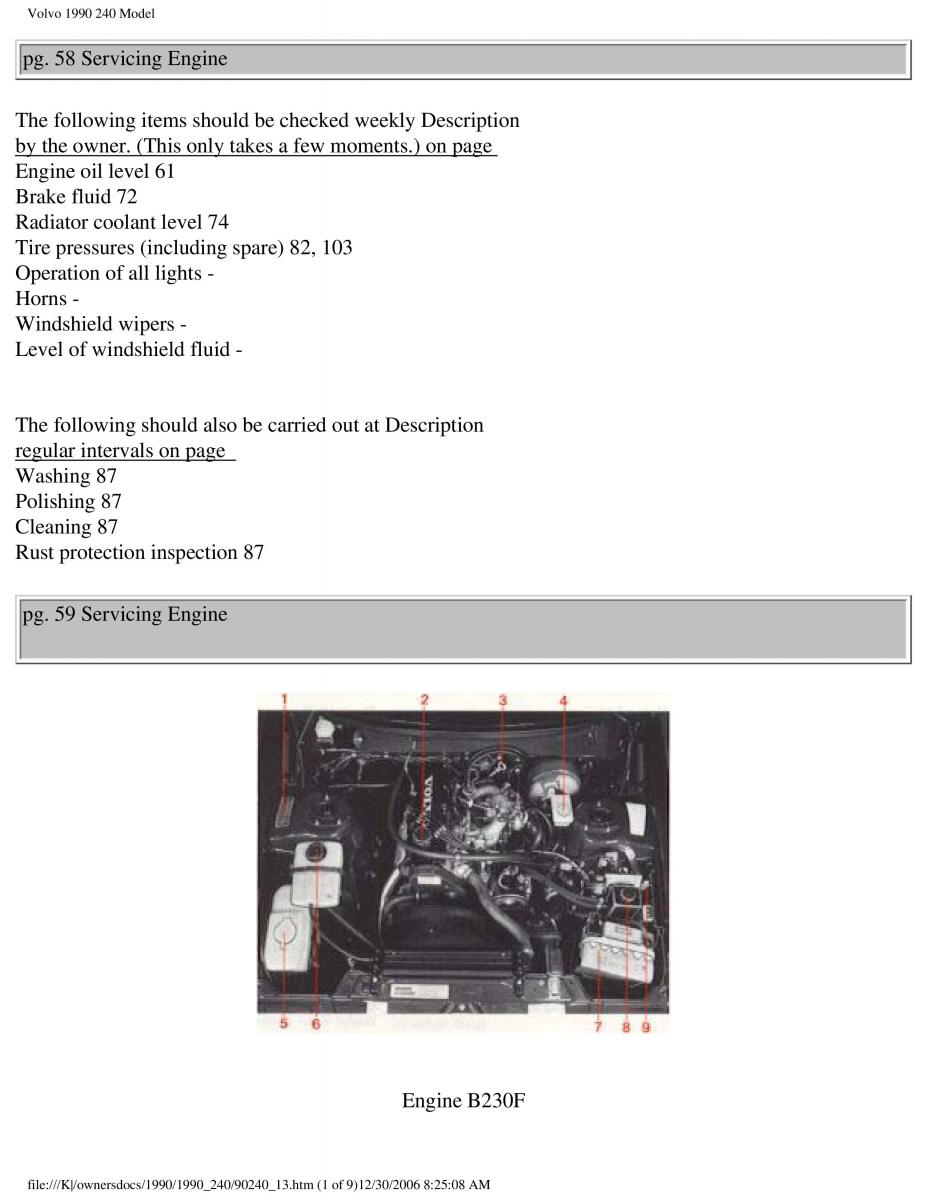 manual  Volvo 240 owners manual / page 77