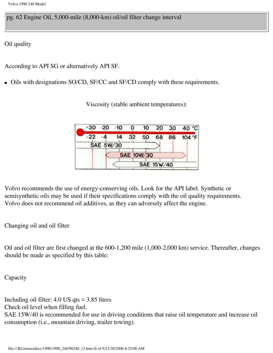 manual  Volvo 240 owners manual / page 82