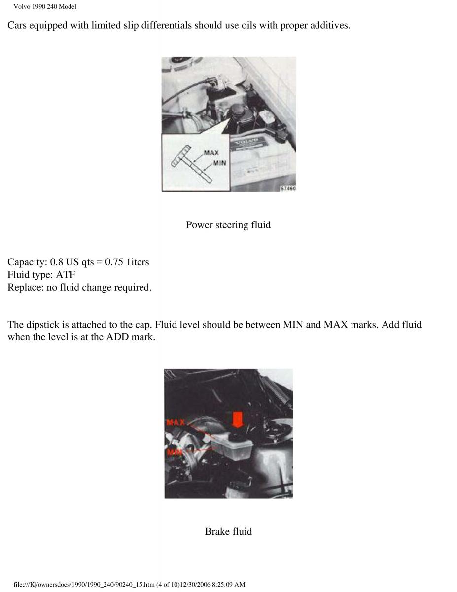 manual  Volvo 240 owners manual / page 96
