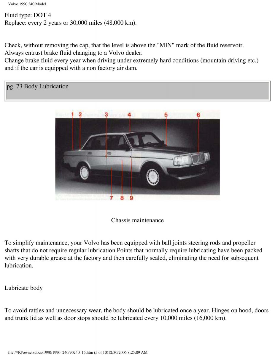 manual  Volvo 240 owners manual / page 97