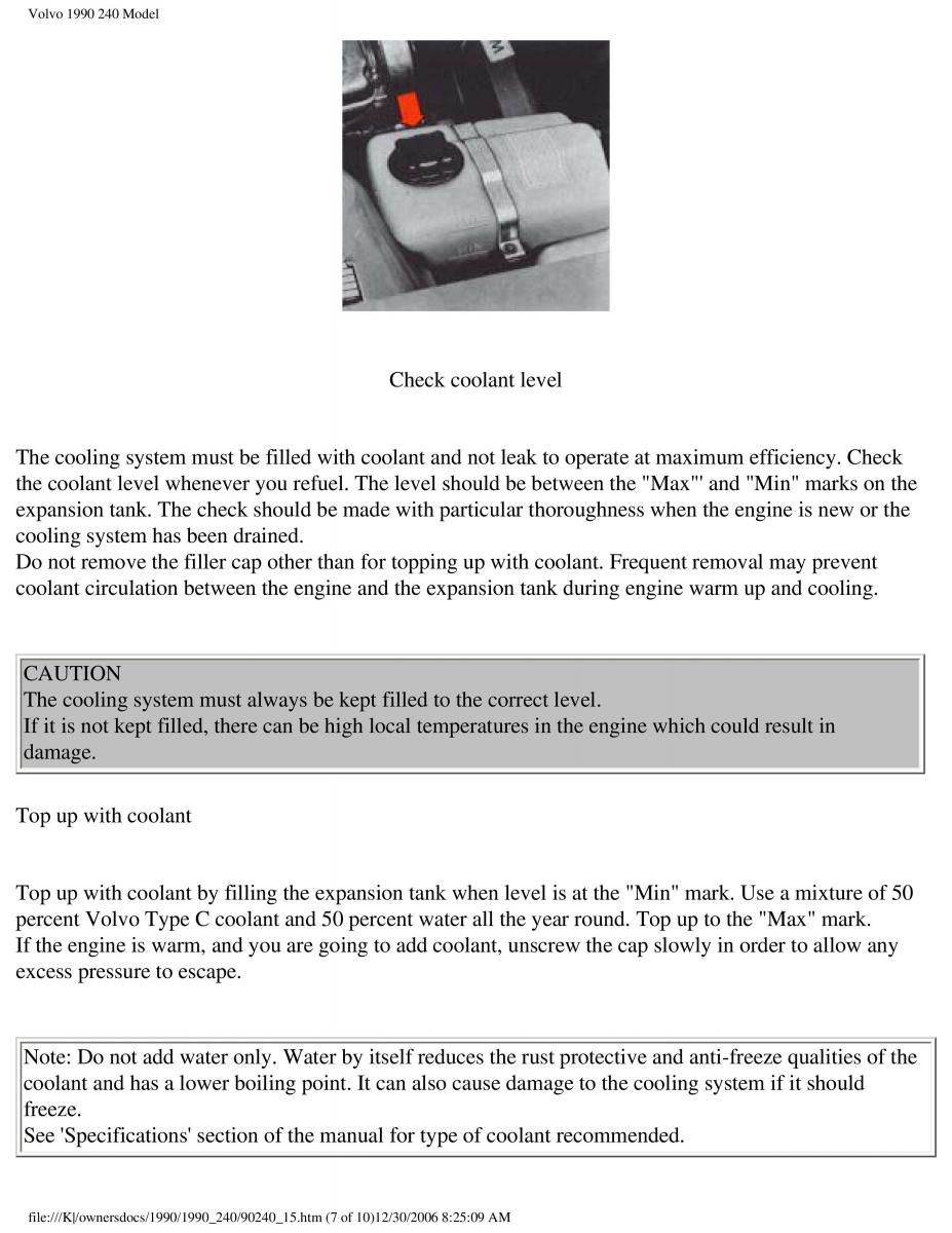 manual  Volvo 240 owners manual / page 99