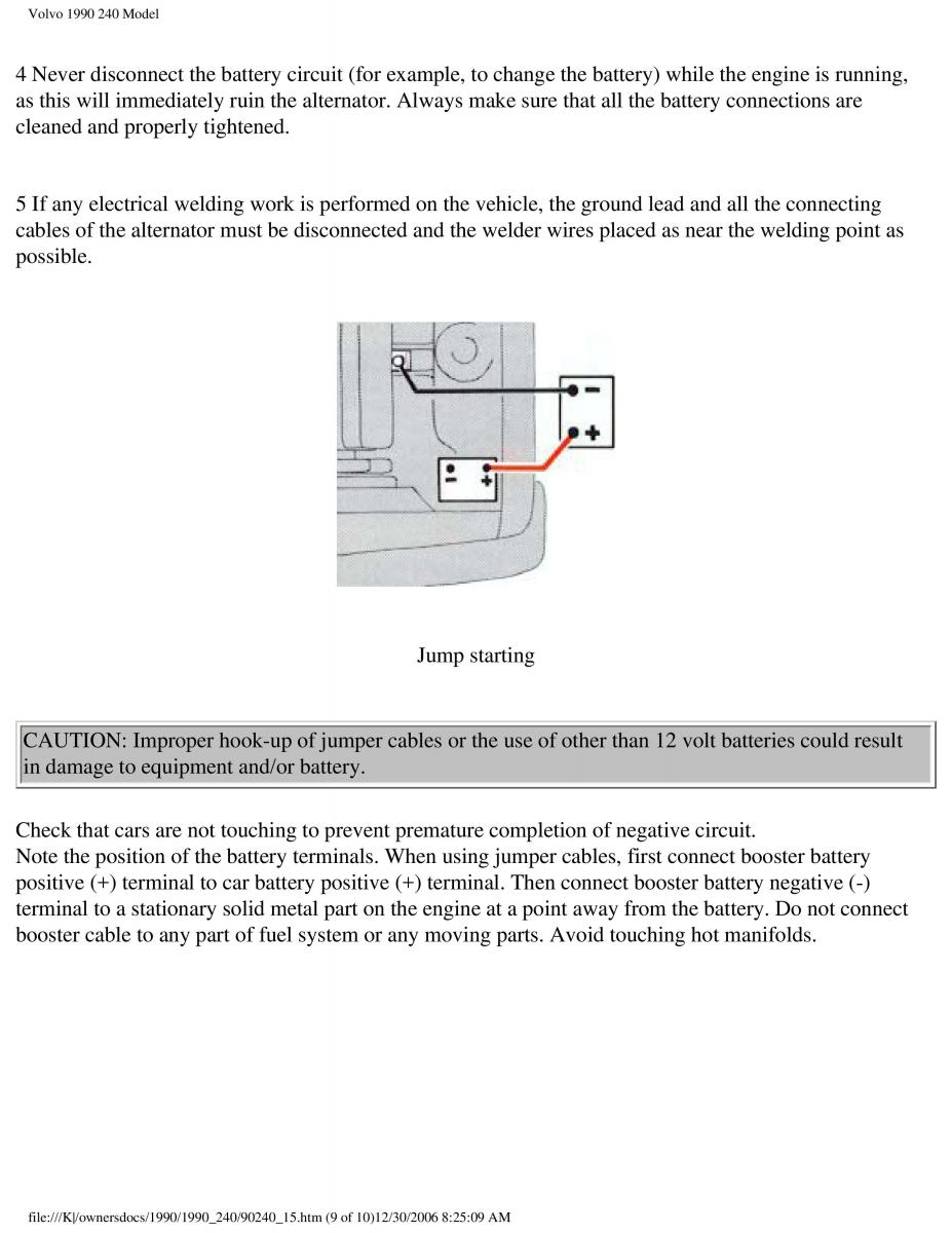 manual  Volvo 240 owners manual / page 101