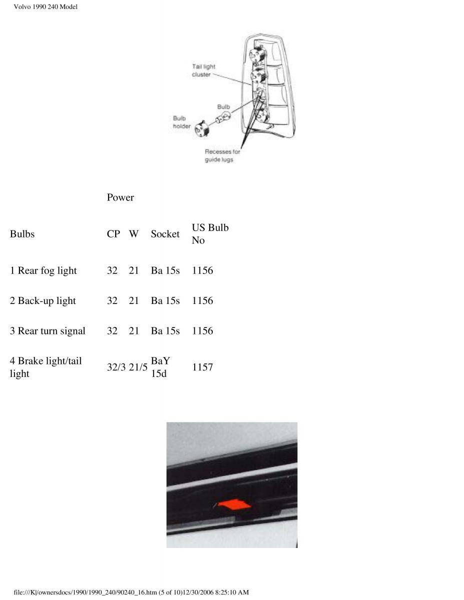 manual  Volvo 240 owners manual / page 107