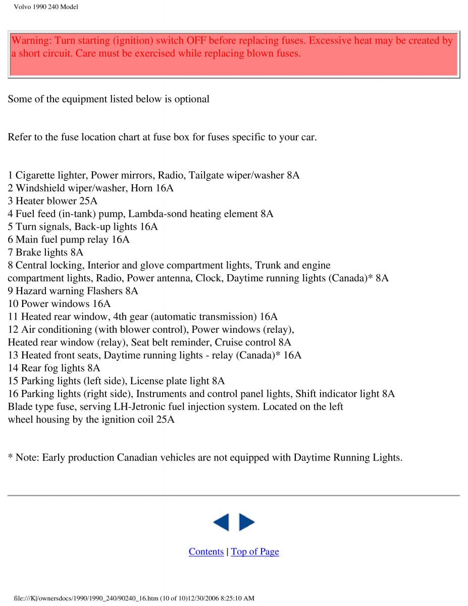 manual  Volvo 240 owners manual / page 112