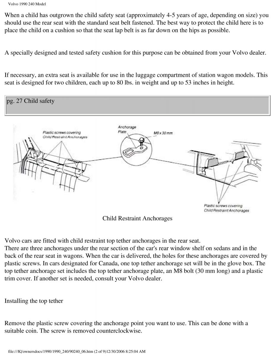 manual  Volvo 240 owners manual / page 33