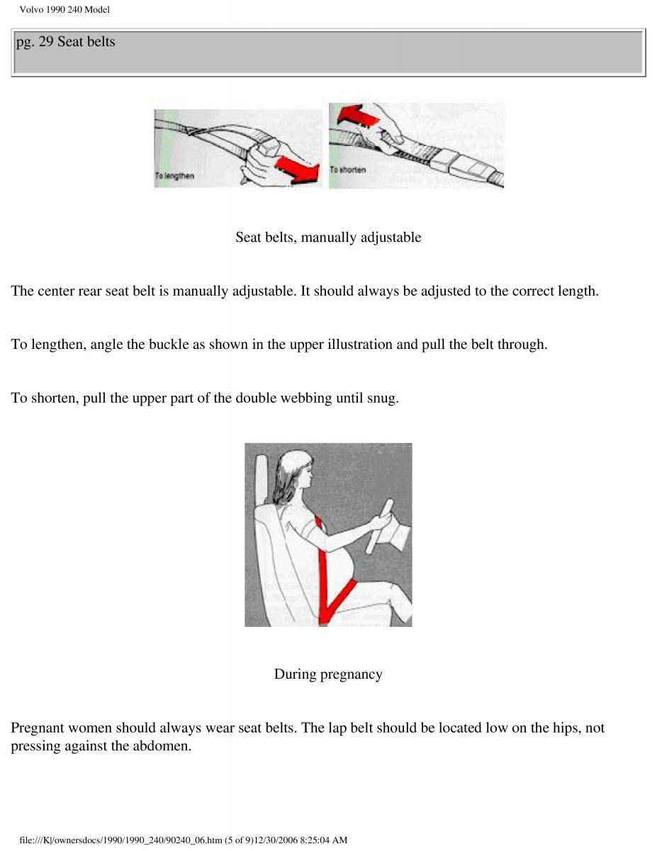 manual  Volvo 240 owners manual / page 36