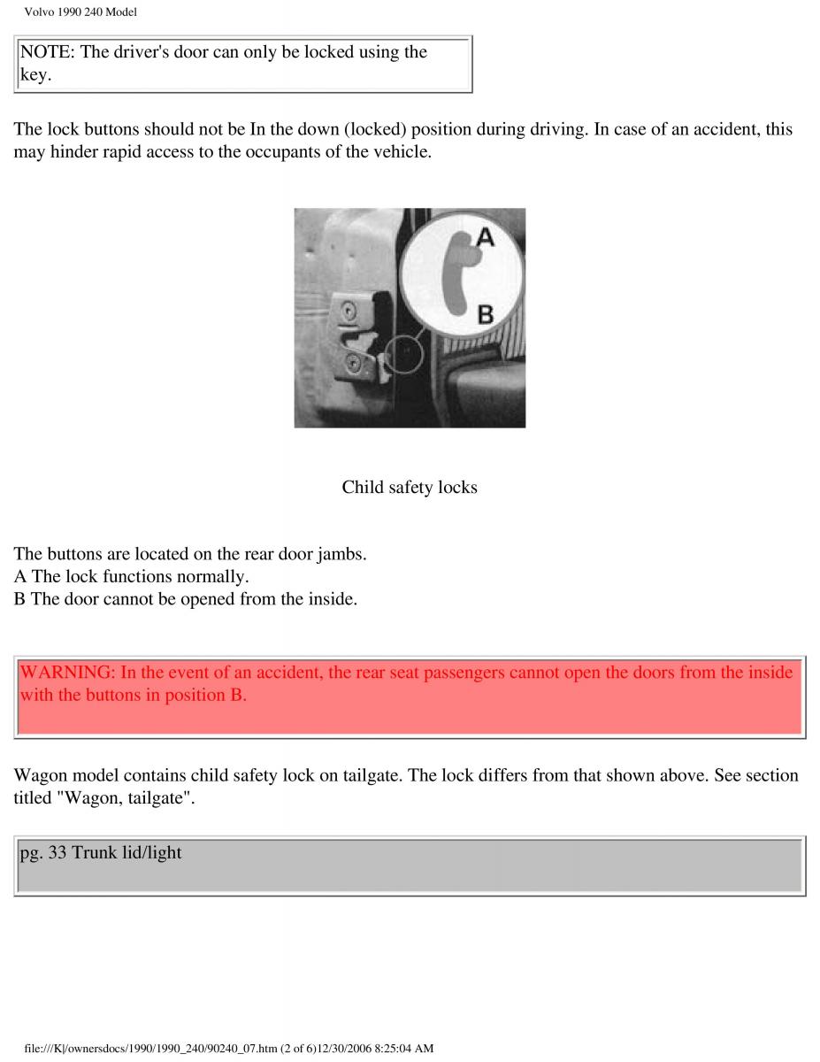 manual  Volvo 240 owners manual / page 42