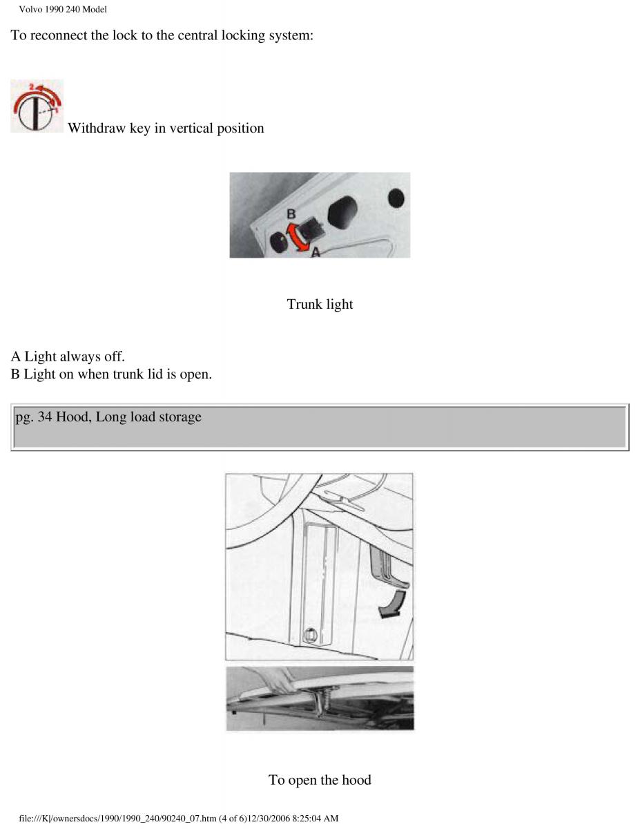 manual  Volvo 240 owners manual / page 44