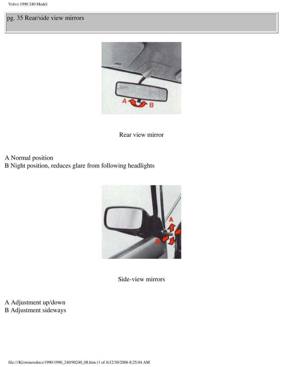 manual  Volvo 240 owners manual / page 47