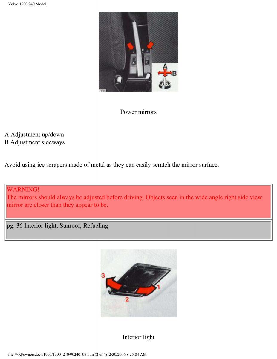 manual  Volvo 240 owners manual / page 48