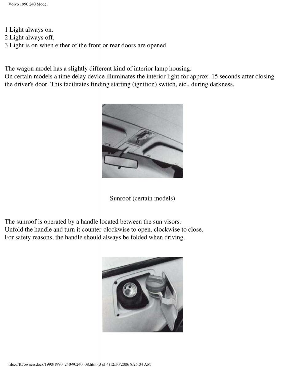 manual  Volvo 240 owners manual / page 49