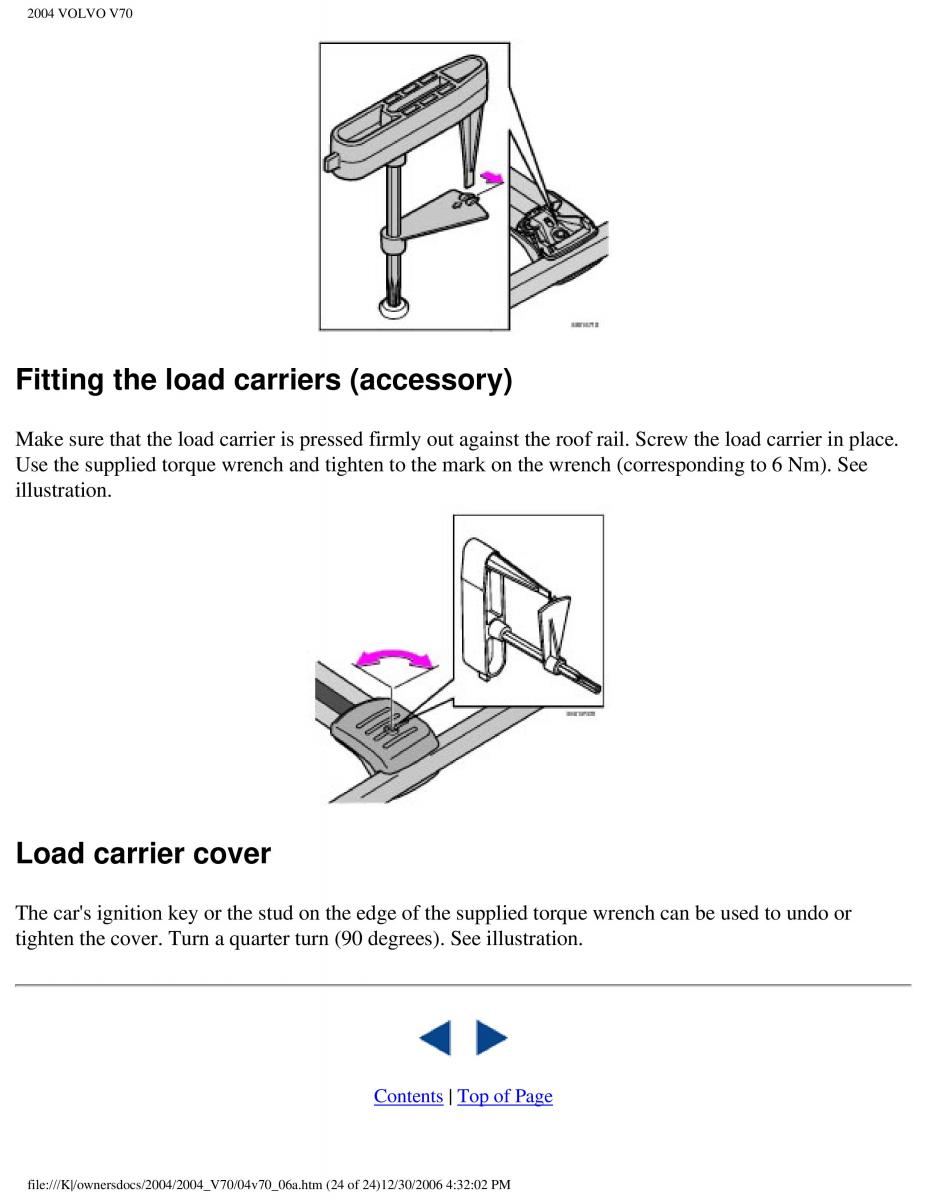 manual  Volvo V70 II 2 owners manual / page 149