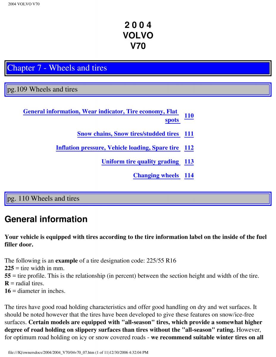 manual  Volvo V70 II 2 owners manual / page 160