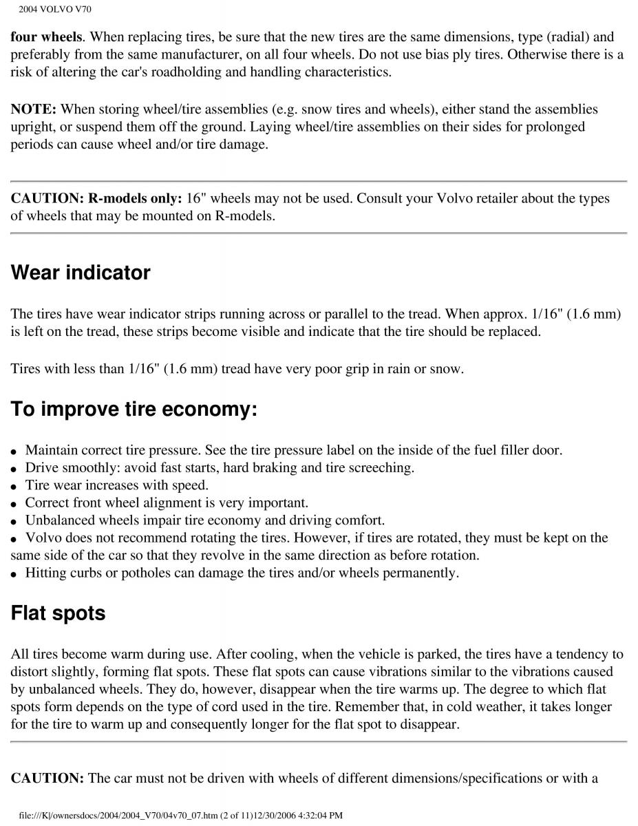 manual  Volvo V70 II 2 owners manual / page 161