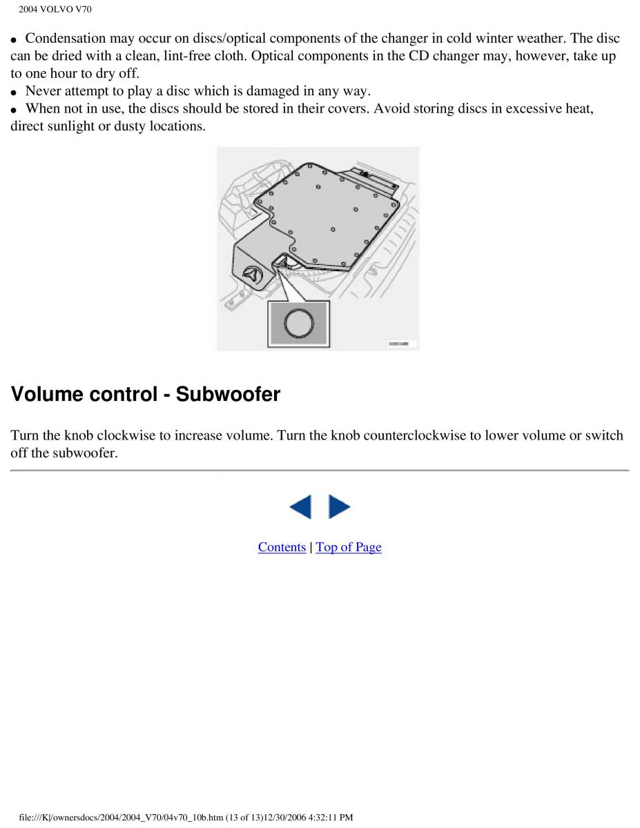 manual  Volvo V70 II 2 owners manual / page 243