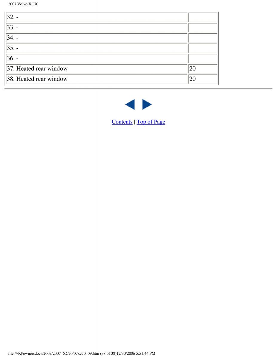 Volvo XC70 Cross Country 2007 owners manual / page 241