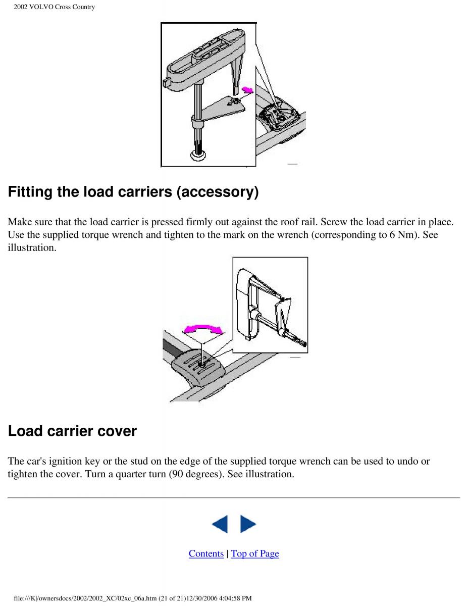 Volvo XC70 Cross Country owners manual / page 141