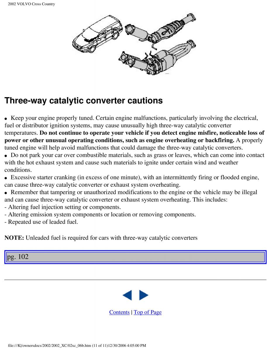 Volvo XC70 Cross Country owners manual / page 152