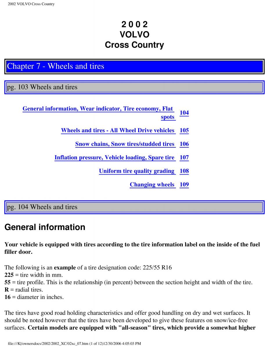 Volvo XC70 Cross Country owners manual / page 153