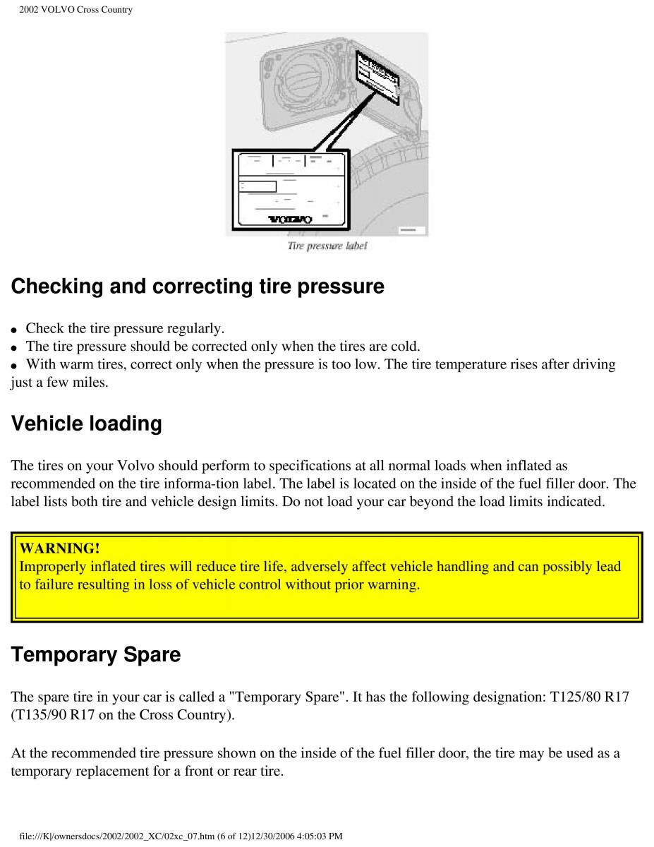 Volvo XC70 Cross Country owners manual / page 158