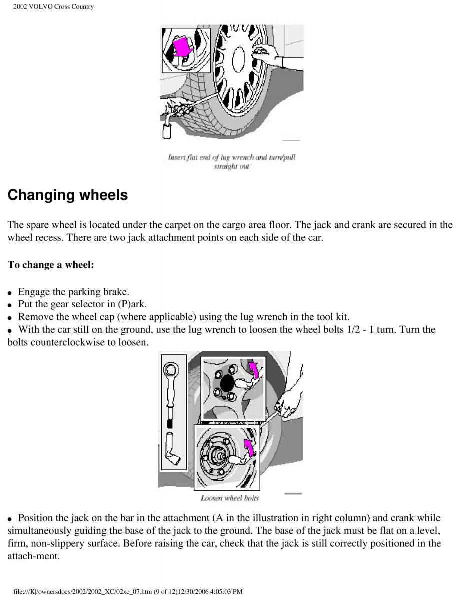 Volvo XC70 Cross Country owners manual / page 161