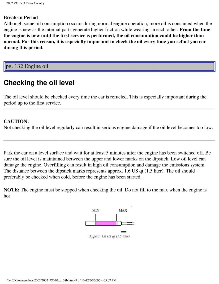 Volvo XC70 Cross Country owners manual / page 193